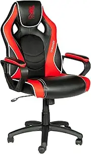 Liverpool FC Quickshot Gaming Chair, Red and Black, One Size