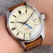 Premium 39MM Sapphire Glass NH34 GMT Automatic Mechanical Pilot Watches for Men