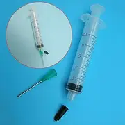 Paul My 3pcs Portable 10ml Non-sterile Syringe with 18G Blunt Tip Needle & Black Storage Cap For Hand Tools