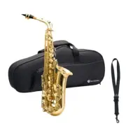 Harmonics Eb E Flat Alto Saxophone with Case, Strap for Beginners Alto Sax
