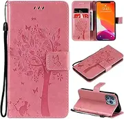MojieRy Phone Cover Wallet Folio Case for Google Pixel 7 PRO, Premium PU Leather Slim Fit Cover for Pixel 7 PRO, 2 Card Slots, Strongly Fitting, Pink