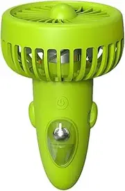 Mini USB Fan Silent Powerful | Portable Hand Held Fan with Cartoon Pilot Design | Handheld Fans & Cooling Rechargeable for Bedroom, Camping, Hiking