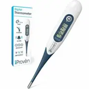 Fast & Accurate Digital Thermometer w/ Flexible Tip & Fever Indicator