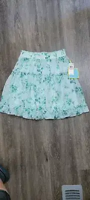 Womens Size 2 CeCe Cool Aqua Skirt
