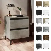 1x/2x Bed Side Bedroom Home Cabinet Nightstand Chipboard Multi Colours vidaXL