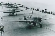 WW II Usa Photo ** P-40 Warhawks Extra Fuel Tanks - North Africa