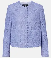 [Etro] Etro Paisley lace jacket AU 18 purple