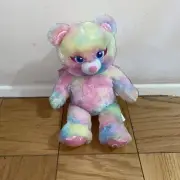 Build a Bear "Beary Fairy" Rainbow Teddy Bear Plush Stuffed Animal Tie Dye