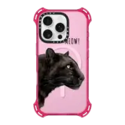 iPhone 16 Pro Bounce Case MagSafe Compatible Black panther