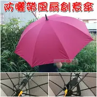 在飛比找樂天市場購物網優惠-【珍愛頌】F052 宅配免運 風扇雨傘 附電池 風扇傘 創意