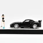 现货出售TM TIME MICRO 1:64 馬自達 RX-7 VEILSIDE 合金汽車模型 擺件 WMLU