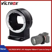 VILTROX NF-E1 Auto Focus Lens Adapter for Nikon F Lens to Sony E mount Cameras