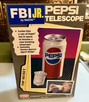 New/bx FBI Jr. Pepsi "Walkie-Talkies" and FBI Jr. Pepsi "Telescope" =NICE=