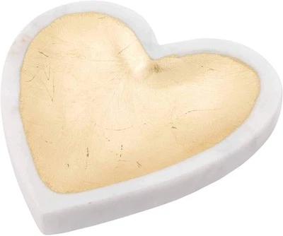 Mud Pie Heart Trinket Trays (White)