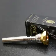 Genuine Bach 24K Gold Rim & Cup Artisan Trumpet Mouthpiece, 7E NEW!