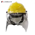 LOEBUCK 防火安全帽消防員安全頭盔帶護目鏡防螨電擊阻燃通過經商檢局BSMI認證字號R06311