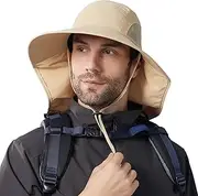[KAICAILA] Unisex Sun Protection Hat Face Shield Full Coverage Neck Flap Cap Garden Lawn Work Sports Hiking Hats