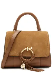 See BY Chloé Joan Leather top Handle bag - Tan ONE SIZE