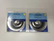 Plumb Pak PP5417 Polished Chrome Plated Garbage Disposal Flange and Stopper 2ct