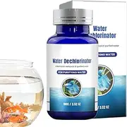 Water Purification Tablets for Fish Tank - 100g Fish Water Conditioner Clarifier - Aquarium Dechlorinator Conditioner for Cleaning, Pond Algae Removal Product