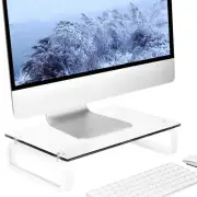 Hemudu Clear Computer Monitor Stand Riser Multi Media Desktop Stand for Flat ...