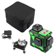 Laser Level 360° 3D 12 Lines Laser Self Leveling Auto Cross Line Measure Tool