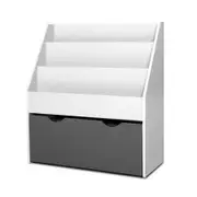 Keezi 3 Tiers Kids Bookshelf Magazine Rack Children Bookcase Organiser Storage