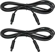 ECSiNG 2Pcs 4 Pin 2M Dash Cam Extension Cable Male to Female Car Mounted Camera Adapter Cable for Vehicle Reversing Camera Video Signal Monitoring System