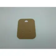 Earring Brown Recycled Earring Cards 48 mm x 60 mm Bulk Buy 1000
