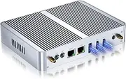 Fanless Mini PC, Desktop Computer 12th Alder Lake-N100, up to 3.4GHz, 16G DDR4, 1T M.2 NVME SSD, Windows 11 Pro, Dual LAN, 4K@60Hz Triple-Display, 2xHDMI/DP, WiFi6, BT5.1, VESA, HTPC, WOL