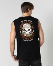 [The Mad Hueys] The Mad Hueys Men's Caught Fk All Muscle Tank Top in Black Size 3XL 3XL Black