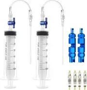 8Pcs Cycling Syringe Kit, Tubeless Tire Sealant Injector with Switch