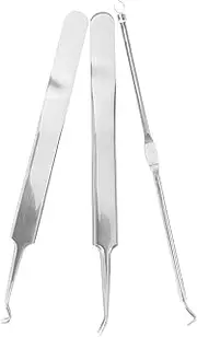 LOORGVEL 1 Set Antistatic Tweezers for Invisible Car Body Film Application Precision Tools for Vehicle Protective Film Installation for Intricate Tasks