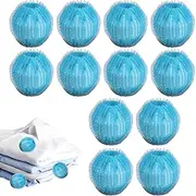 Hair Remover Washing Balls | Pet Cat Lint Catcher Dryer Balls - 12x Home Washer Lint Extractors Tool for Hotel, Apartment, School