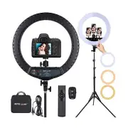 21 inch LED Ring Light with Tripod Stand, Large Selfie Ring Light with Touch ...