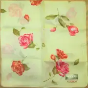 KOOKAI *Light Yellow *Rose Scarf Handkerchief 48cm /SEKIWAK