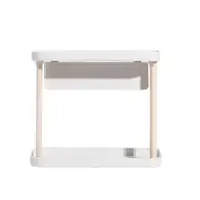 Double-layer Countertop Shelf Floor-standing Multifunctional Knife Seasoning Bottle Storage Rack Spice Jar Organizer for Kitchen
