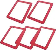 STOBAZA 5pcs Photo Holder Pvc Desk Frame Photo Display Board Office Home Decor