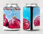 Christmas Personalised Stubby holder Can Cooler