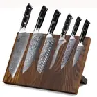 7PcsTURWHO Kitchen Knife Japanese VG10 Damascus Steel Kiritsuke Chef Boning Set