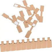 Operitacx 50pcs Blank Packaging Card Label Stickers Jewelry Tags Shape Jewelry Tags for Pricing Mini Pricing Sticker Key Wedding Ceremony Sticky Labels Blank Portable White Tabs Paper Coffee