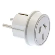 Moki Travel Adapter AUS/NZ to Europe/Bali Wall Power Plug Adaptor Outlet Socket
