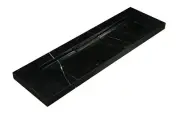 Hand Crafted Marble nature stone wash basin matt black wall hung 1800*450m 2021