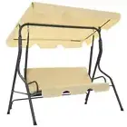 Hanging Hammock Chair Garden Swing Chairs With Canopy Steel Frame Furniture