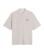 Maison Kitsuné Bold Fox Head Patch Oversized Polo Shirt S,XL,XS,L White