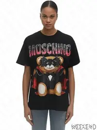 在飛比找Yahoo!奇摩拍賣優惠-【WEEKEND】 MOSCHINO Bat Teddy 蝙