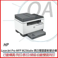 在飛比找森森購物網優惠-HP LaserJet Pro MFP M236sdw 無線