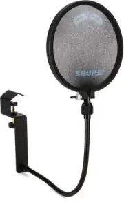 Shure PS-6 Popper Stopper Pop Filter with Metal Gooseneck and Heavy Duty