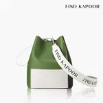 FIND KAPOOR FANA 20 字母系列 手提斜背水桶包- 綠色拼接FBFN20BLBGR