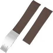 [BKUANE] For Longines Watch Strap For Longines Hydroconquest L3.742 642 Fluorosilicone WatchBands